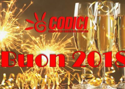 Tanti auguri per un felice 2018 da CODICI Sicilia
