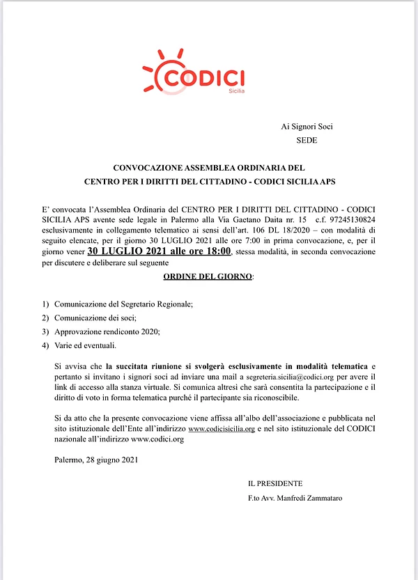 AssembleaOrdinaria